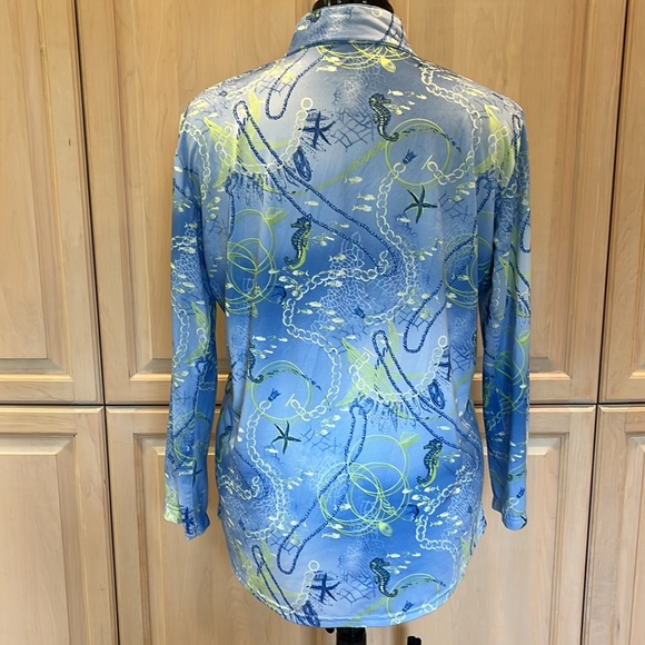 SAN SOLEIL UPF 50 MOCK NECK - Picture 3 of 8